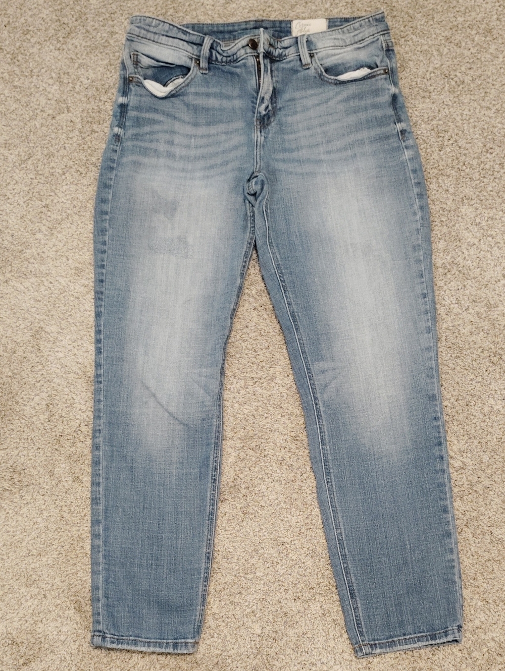 Cosmic Blue Love Light Wash Boyfriend Jeans - Relaxed Fit